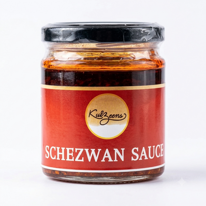 Sauce | Schezwan Sauce- Gluten Free - Sugar Free, Chemical free, No Added Sugar - Kuizeens - 150gm