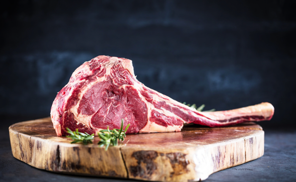 Buff Tomahawk Steak - Antibiotics &amp;amp; Hormone Free - Nature&