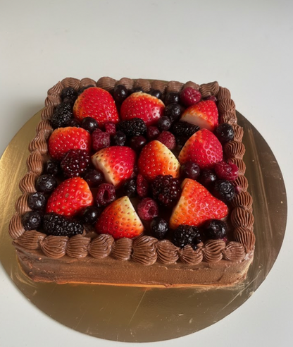 Rich Berry Cake - Vegan, Gluten Free &amp; Refined Sugar Free