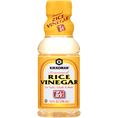 Vinegar | Rice Vinegar – For Sushi, Salads &amp; More - Seasoned - No High Fructose Corn Syrup &amp; No Added Preservatives - Kikkoman - 296ml