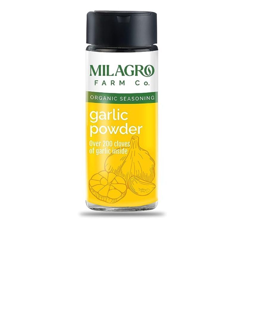 Seasoning | Garlic Powder - Organic – Over 200 Cloves Of Garlic Inside – Milagro Farm Co. – 50gm