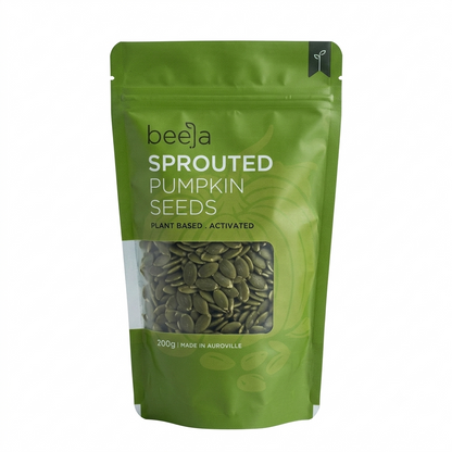 Pumpkin Seeds | Sprouted – Raw – Natural – Vegan – Beeja – 200gm
