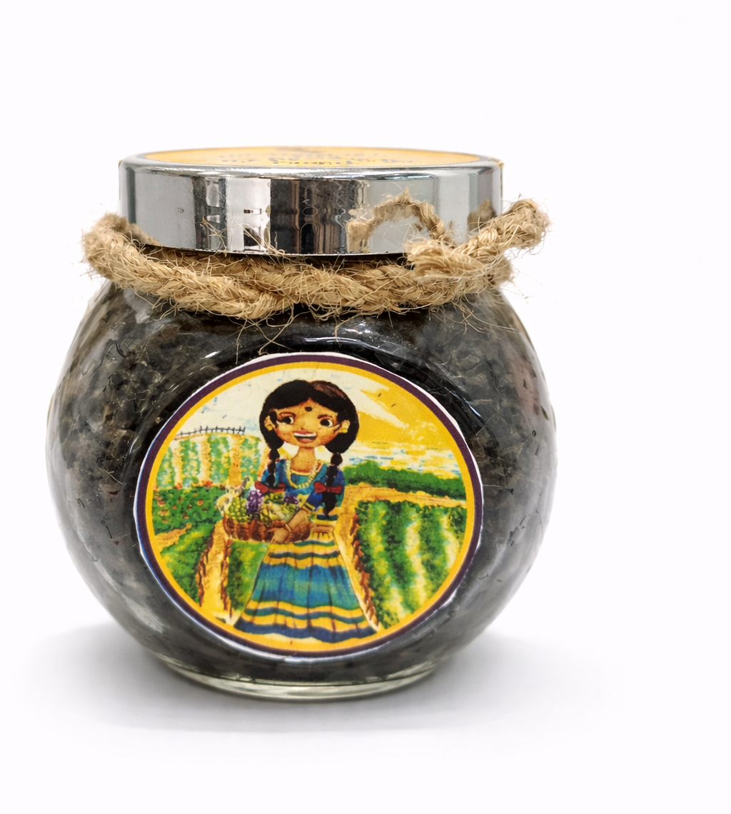 Raisins | Seeded Raisins - Naturally Farmed, Sun Dried and Crunchy -Premium Seeded Wine Raisins- 100% Natural, No Chemical Treatment - Umrani Farms - 130gm