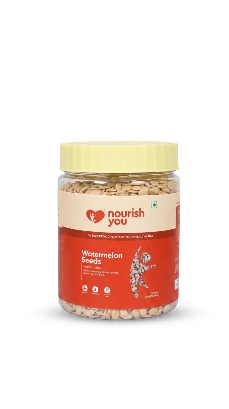 Seeds | Watermelon Seeds- Gluten Free -Improve Blood Sugar Levels- Nourish You - 300gm
