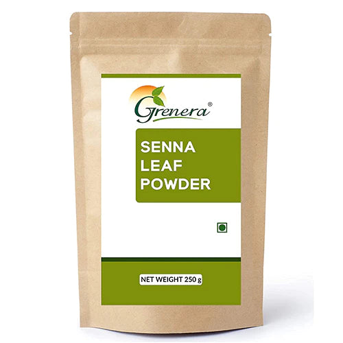 Senna Leaf Powder | Vegan, No Fillers &amp;amp; Binders - Grenera - 100gm