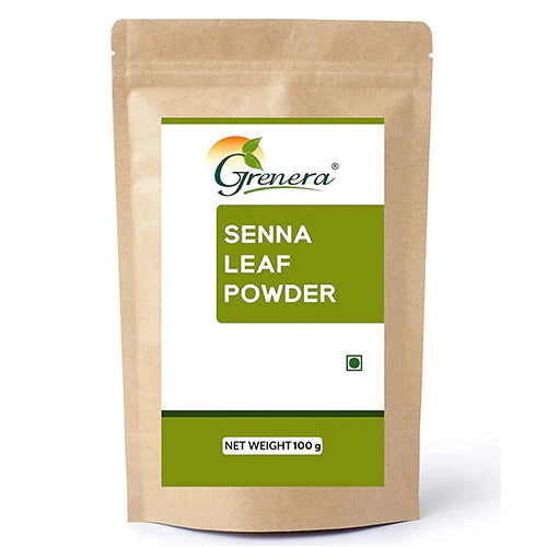 Senna Leaf Powder | Vegan, No Fillers &amp;amp; Binders - Grenera - 100gm