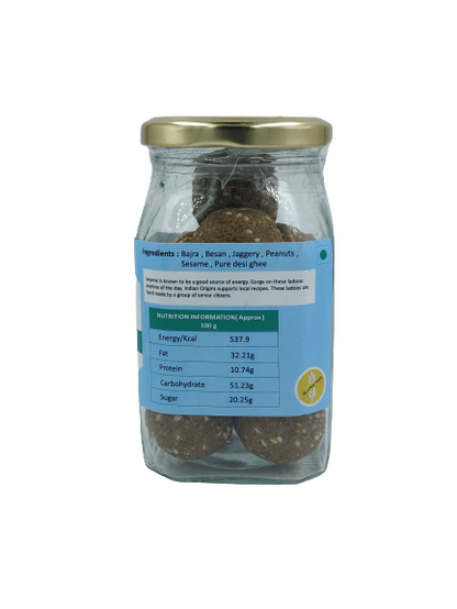 Sesame &amp;amp; Bajra Ladoo – Gluten-free - Indian Origins – 200gm