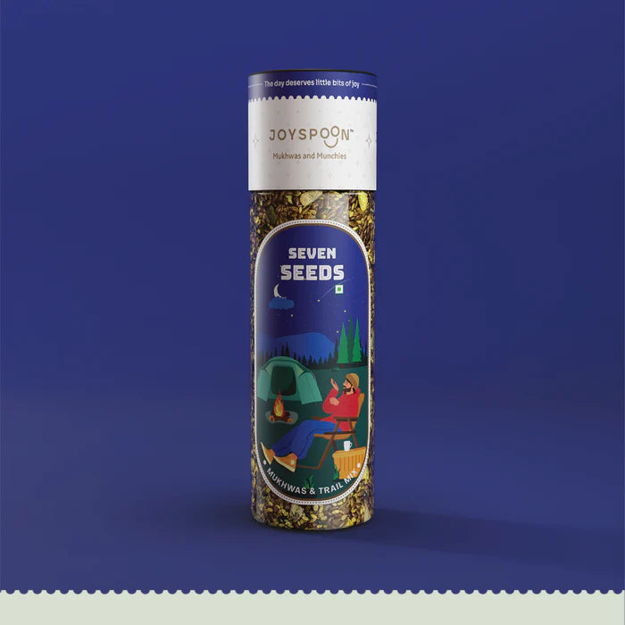 Mouth Freshener | Premium (Seven Seeds) - No Supari, No Preservatives & No Artificial Flavour - Joyspoon - 100gm