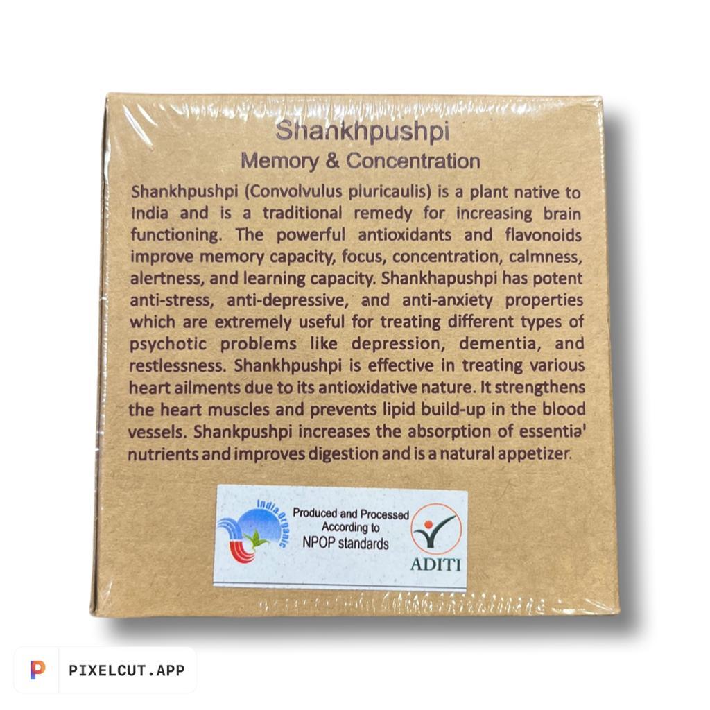 Shankhpushpi Powder | - Memory &amp; Concentration – Aurospirul – 100gm