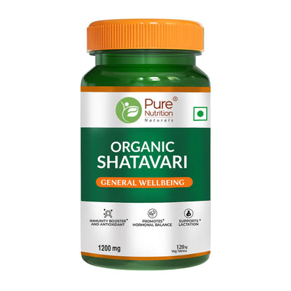 Shatavari | Boosts Immunity, Digestion, And Supports Women’s Hormonal And Reproductive Health – Pure Nutrition – 1200mg – 120 Tablets