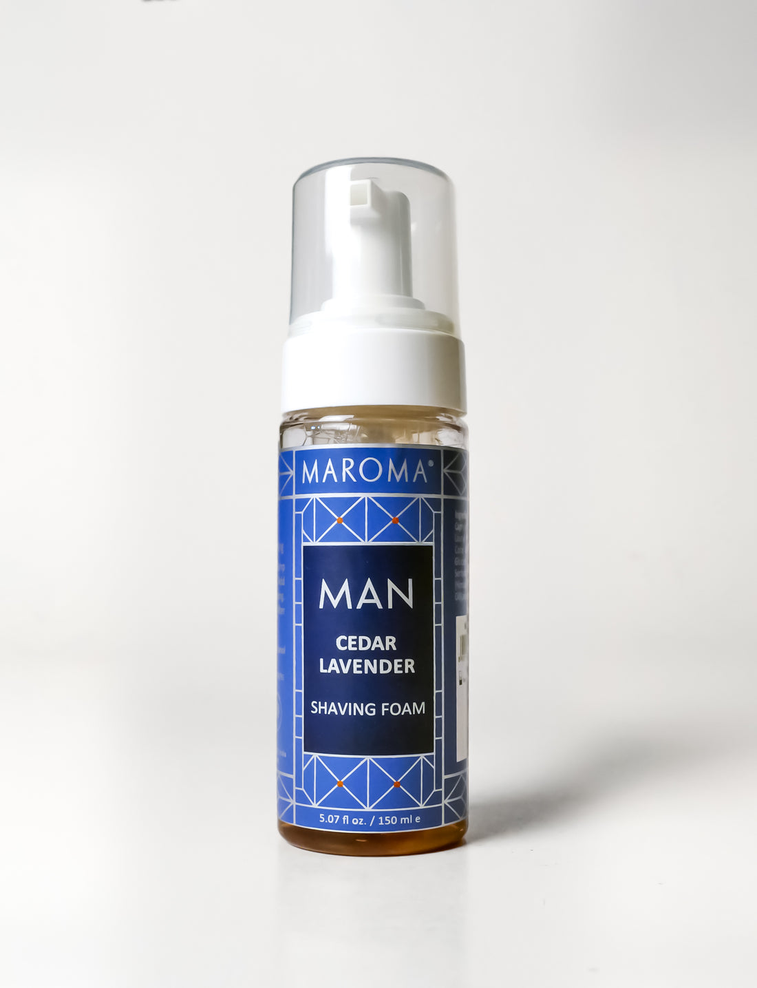 Shaving Foam | Shaving Foam (Cedar Lavender) - For Men - Vegan, Cruelty Free, Palm Oil Free, No Parabens, Silicone, Synthetic Fragrances & No Artificial Color - Maroma - 150ml