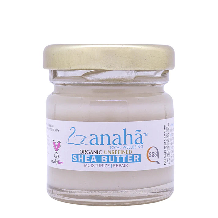 Body Butter | Shea Butter – Moisturize – Repair – Unrefined – Organic – Cruelty Free – Skin Moisturizer &amp; Scalp Conditioner – Anaha – 40gm