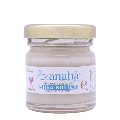 Body Butter | Shea Butter – Moisturize – Repair – Unrefined – Organic – Cruelty Free – Skin Moisturizer &amp; Scalp Conditioner – Anaha – 40gm