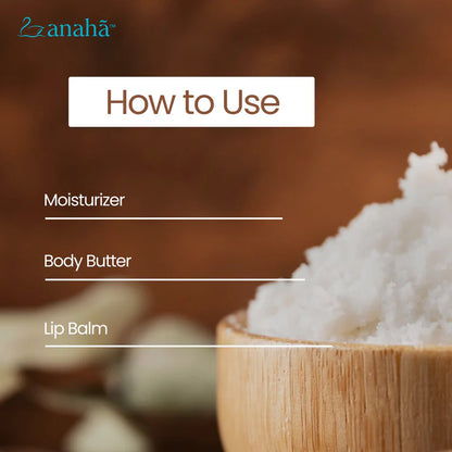 Body Butter | Shea Butter – Moisturize – Repair – Unrefined – Organic – Cruelty Free – Skin Moisturizer &amp; Scalp Conditioner – Anaha – 40gm