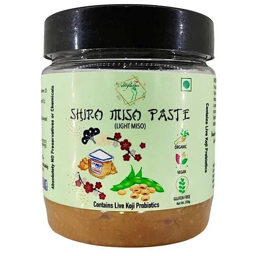 Shiro Miso Paste | (Light Miso) - Organic - Vegan, Gluten Free, Gmo Free, No Preservatives & Chemicals - Posh Flavor - 200gm
