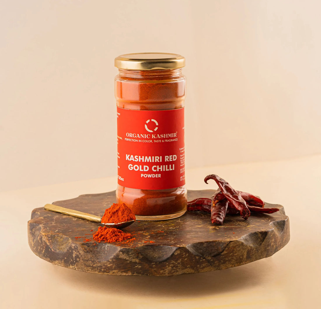 Kashmiri Red Gold Chilli Powder - Organic Kashmir - 200gm
