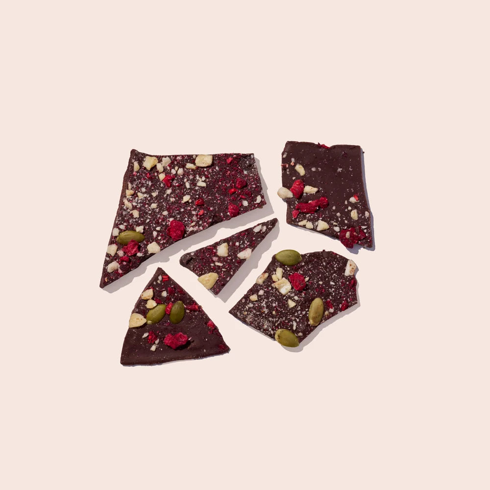 Sugar-Free Cacao &amp; Berry Rocks - Organic - Vegan, Gluten Free, PCOS Free &amp; Refined Sugar Free-No Maida, Dairy &amp;amp; Preservatives - The Cinnamon Kitchen - 50gm