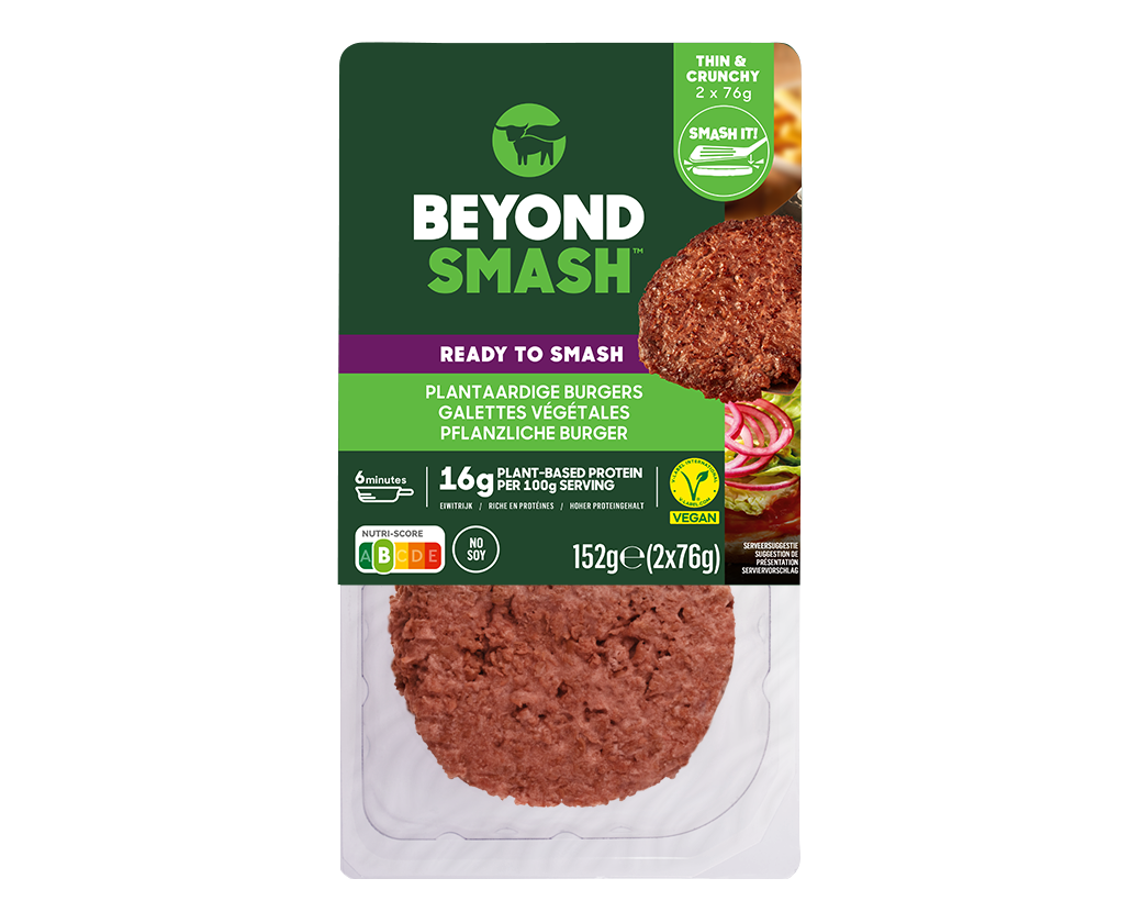 Patties |Smash- Plant Based Patties-Ready To Smash- 16g Protein Per Serving-Vegan,Gluten Free- Frozen Patties– No Soy, No GMO&