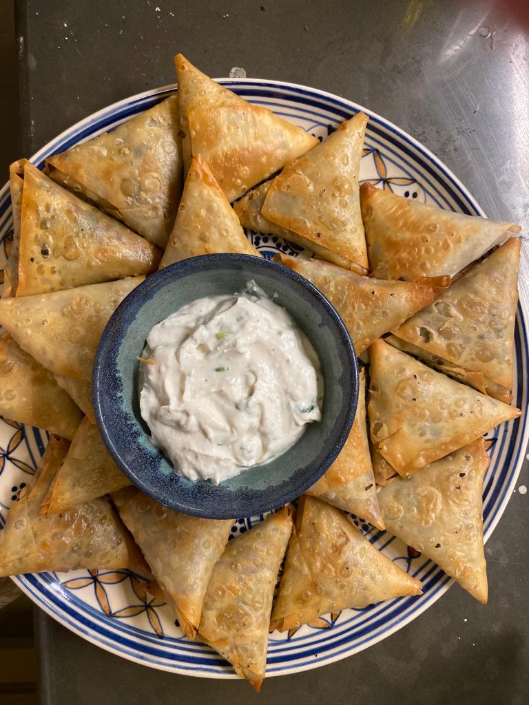 Whole Wheat Smoked Veg Keema Samosa - The Cook House - 10Pcs.