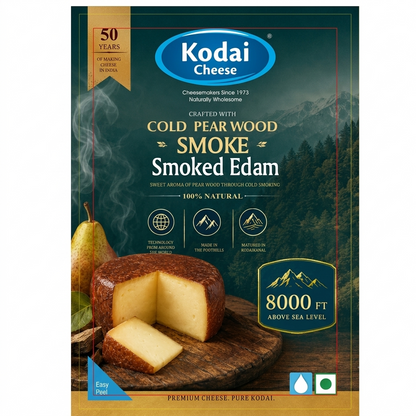 Smoked Edam Cheese - Pasteurized - Kodai - 200gm