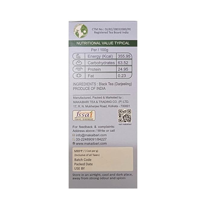 Tea | Smoky Mountain (Roasted) - Darjeeling - Makaibari - 100gm