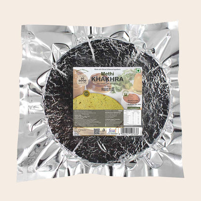 Khakhra | Methi Khakhra (Made With Ethical &amp; Natural Ingredients) - Roasted - No Maida &amp; No Added Preservatives - So Good - 300gm