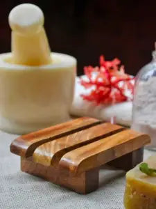 Soap Dish – Natural - Indian - Almitra – 1Pc.