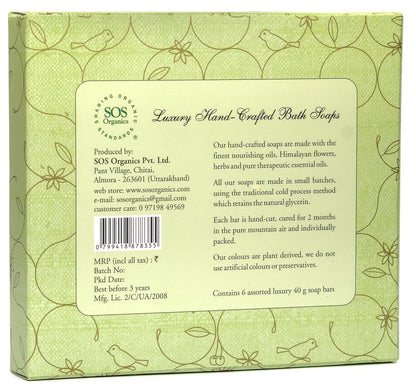 Soap Gift Box - SOS Organics - 6 x 40gm