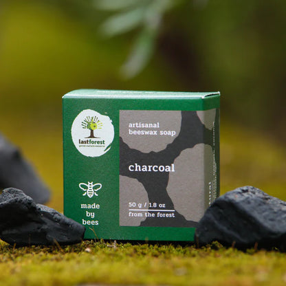 Soap | Pebbles Beeswax (Charcoal) - Artisanal Handmade – Last Forest – 100gm