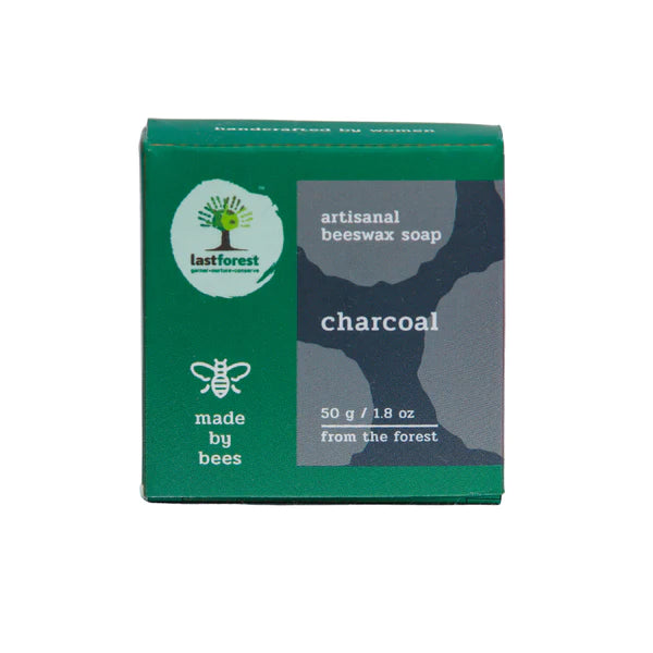 Soap | Pebbles Beeswax (Charcoal) - Artisanal Handmade – Last Forest – 100gm