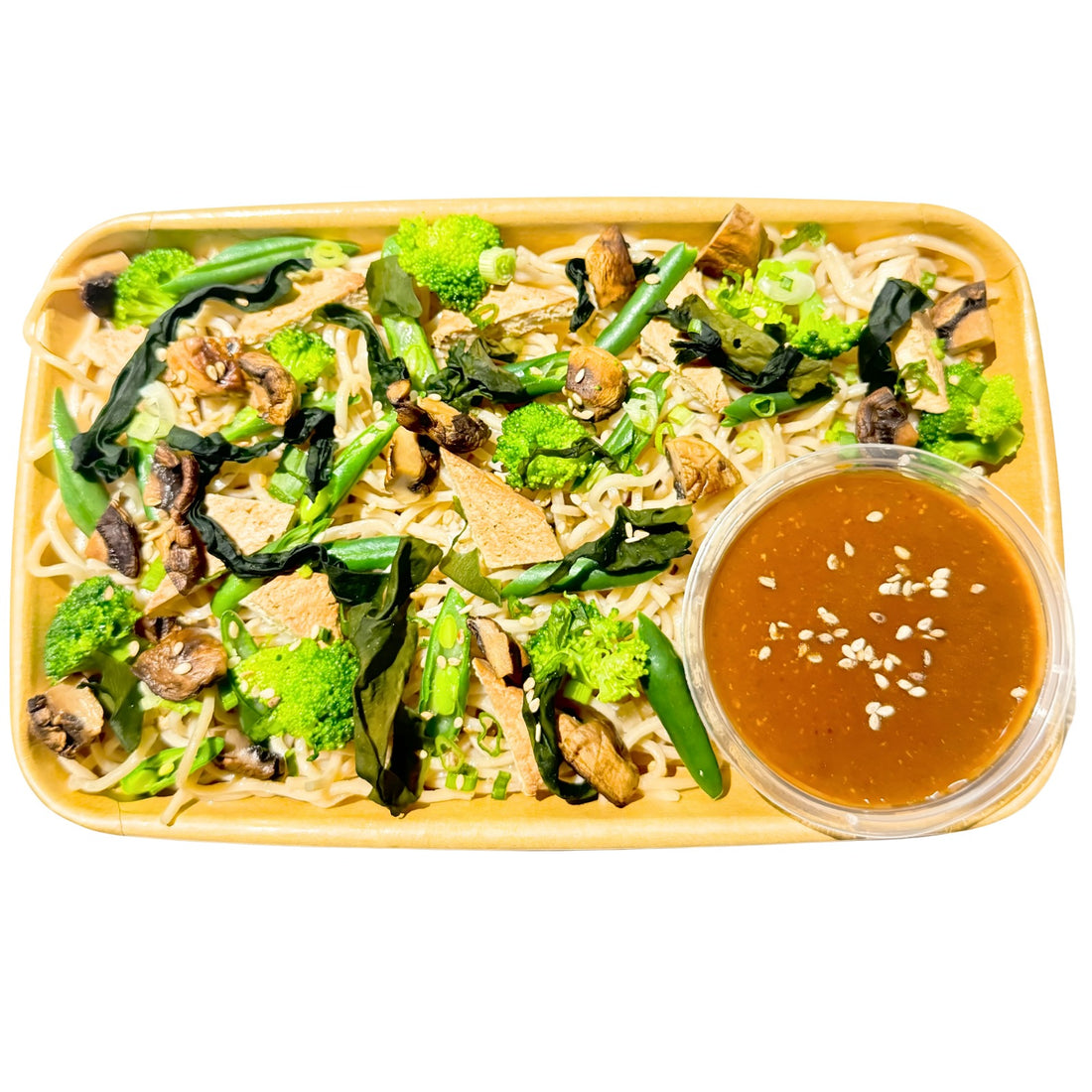 Soba Noodles & Vegetables with Bean Sauce - Fresh - Ready to Cook - Vegan - Made with Organic Ingredients - Box