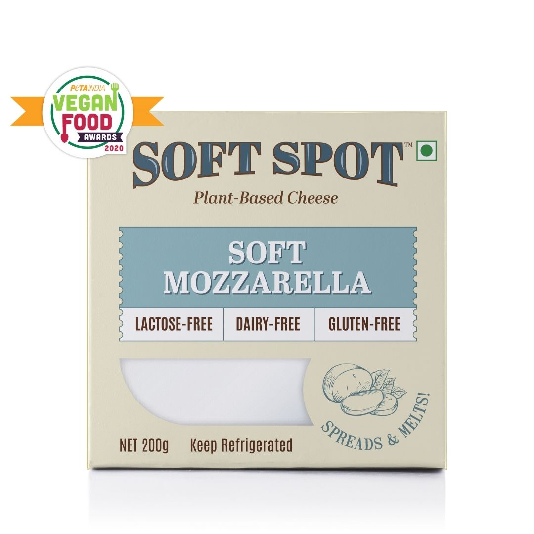 Vegan Soft Mozzarella Cheese | Spread & Melts - Pasteurized - Gluten Free, Dairy Free & Lactose Free – Soft Spot Foods – 200gm