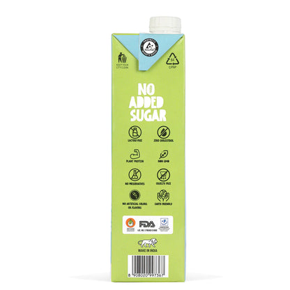 Soy Drink | Barista Edition - 50% More Calcium &amp;amp; Dietary Fibers - Cruelty Free, Soya Free, Non Gmo, No Added Sugar, Preservatives, Cholesterol, No Artificial Flavors &amp;amp; Colors - VDC - 1000ml