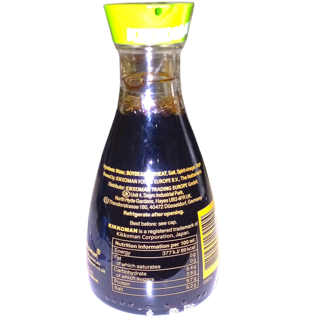 Soy Sauce | 43% Less Salt Soy Sauce – Vegan &amp; No Added Preservatives – Kikkoman – 150ml