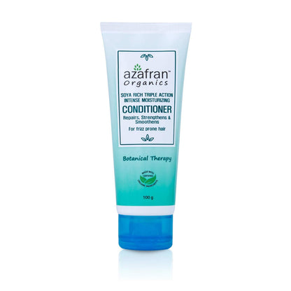 Soya Rich Triple Action Intense Moisturizing Conditioner – Azafran Organics – 100gm