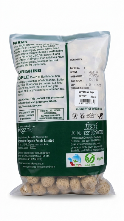 Soybean ( Badi )- Organic- Down to Earth- 250gm