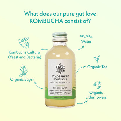 Elderflower – Kombucha – Atmosphere – 210ml