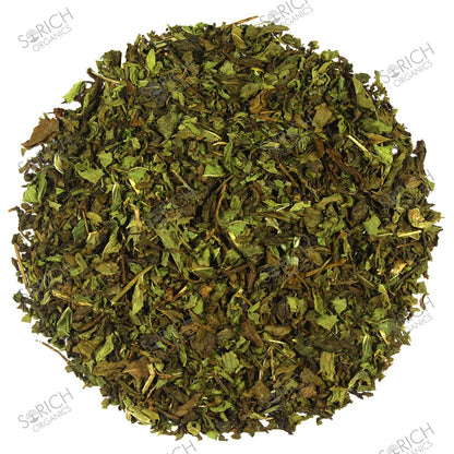 Tea | Spearmint Herbal Tea - Rich In Vitamins, High In Antioxidant &amp; Great Source Of Iron - Sorich Organics - 100gm