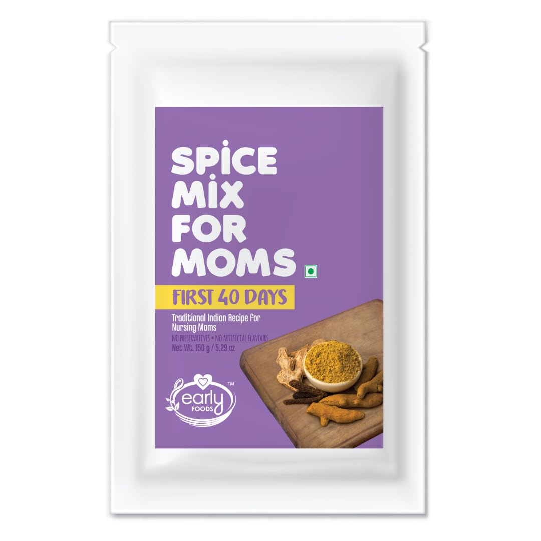 Spice Mix | Zing Masala Mix - First 40 Days - No Added Artificial Flavours, Colours Or No Preservatives. - Early Foods - 150gm