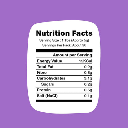 Spice Mix | Zing Masala Mix - First 40 Days - No Added Artificial Flavours, Colours Or No Preservatives. - Early Foods - 150gm