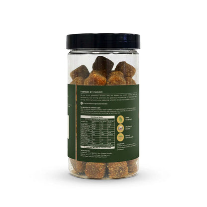 Jaggery | Spiced Jaggery Cubes - Sweet and Spicy Gud Bites-No Chemicals or Preservatives - Two Brother - 500gm