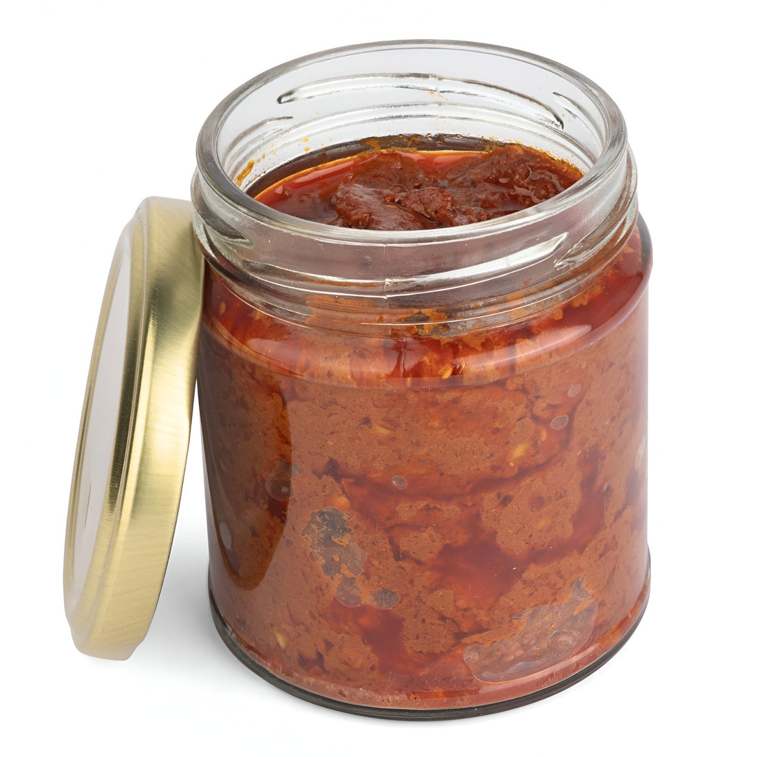 Spicy Chilli Garlic Sauce - Fresh - Vegan, Gluten Free &amp;amp; Refined Sugar Free - Made with Organic Ingredients - 160gm