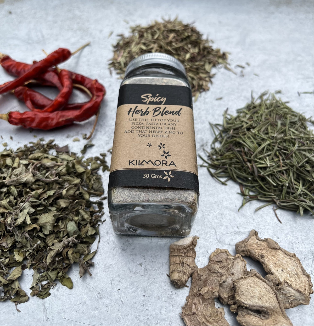 Seasoning | Garlic Flakes - No Additives, No Artificial Flavours &amp; Preservatives Free - Kilmora - 30gm