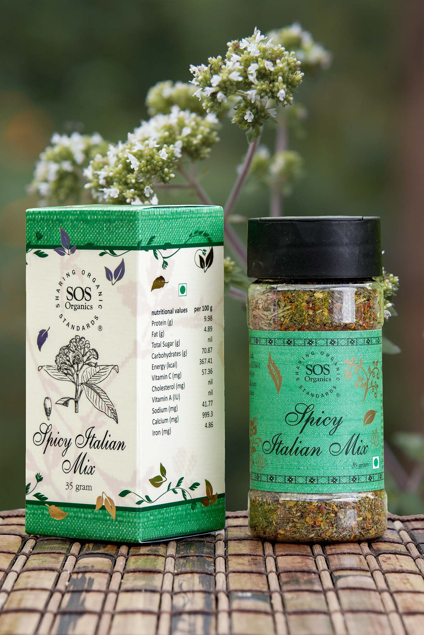 Spicy Italian Mix - SOS Organics - 35gm