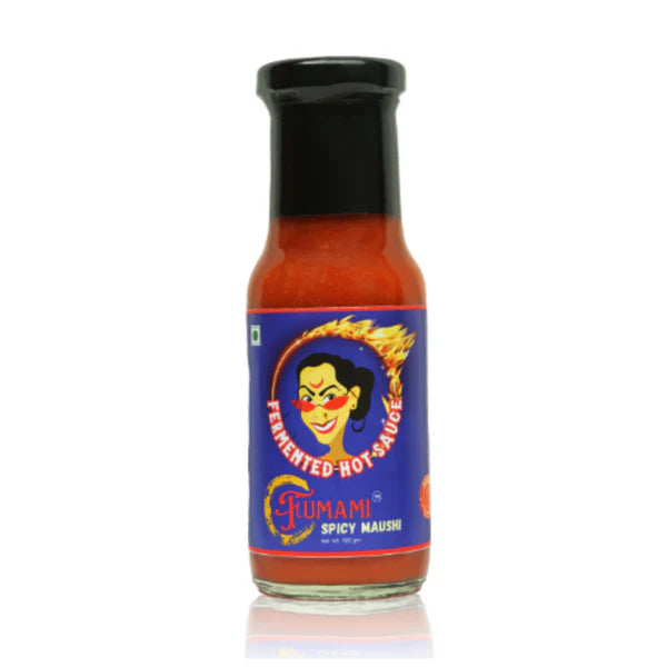 Sauce | Spicy Maushi (Green Mango, Red Chili & Pineapple) - Fermented Hot Sauce - No Added Preservatives, No MSG, Sugar Free & No Artificial Colours - Fumami - 190gm