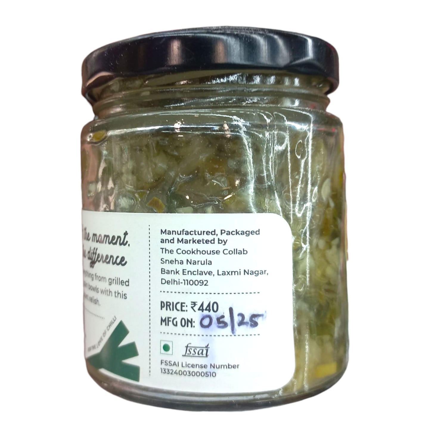 Spring Onion Relish | Made With Organic Ingredients - No Added Preservatives &amp; No Additives - The Cook House Collab - 330gm