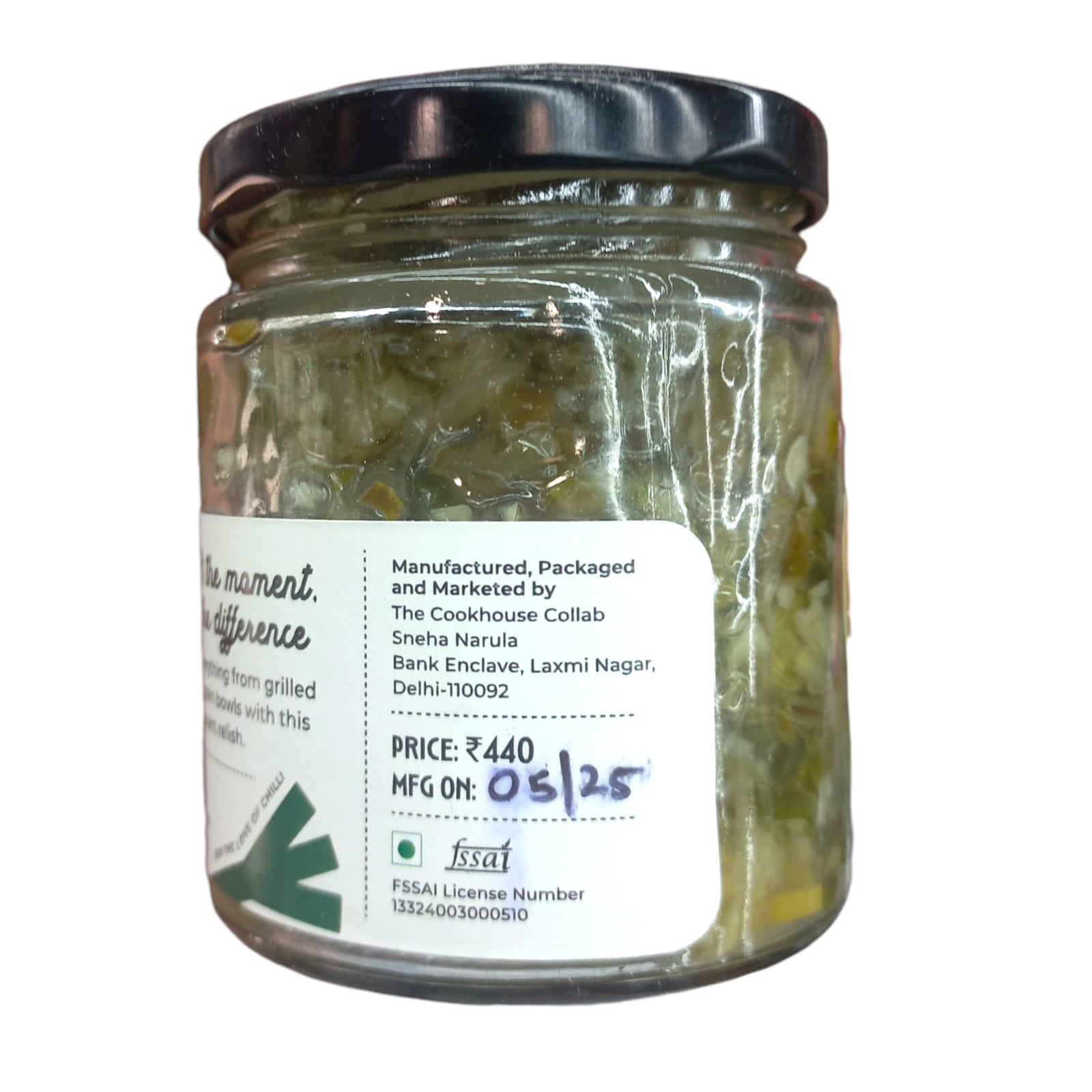 Spring Onion Relish | Made With Organic Ingredients - No Added Preservatives &amp; No Additives - The Cook House Collab - 330gm