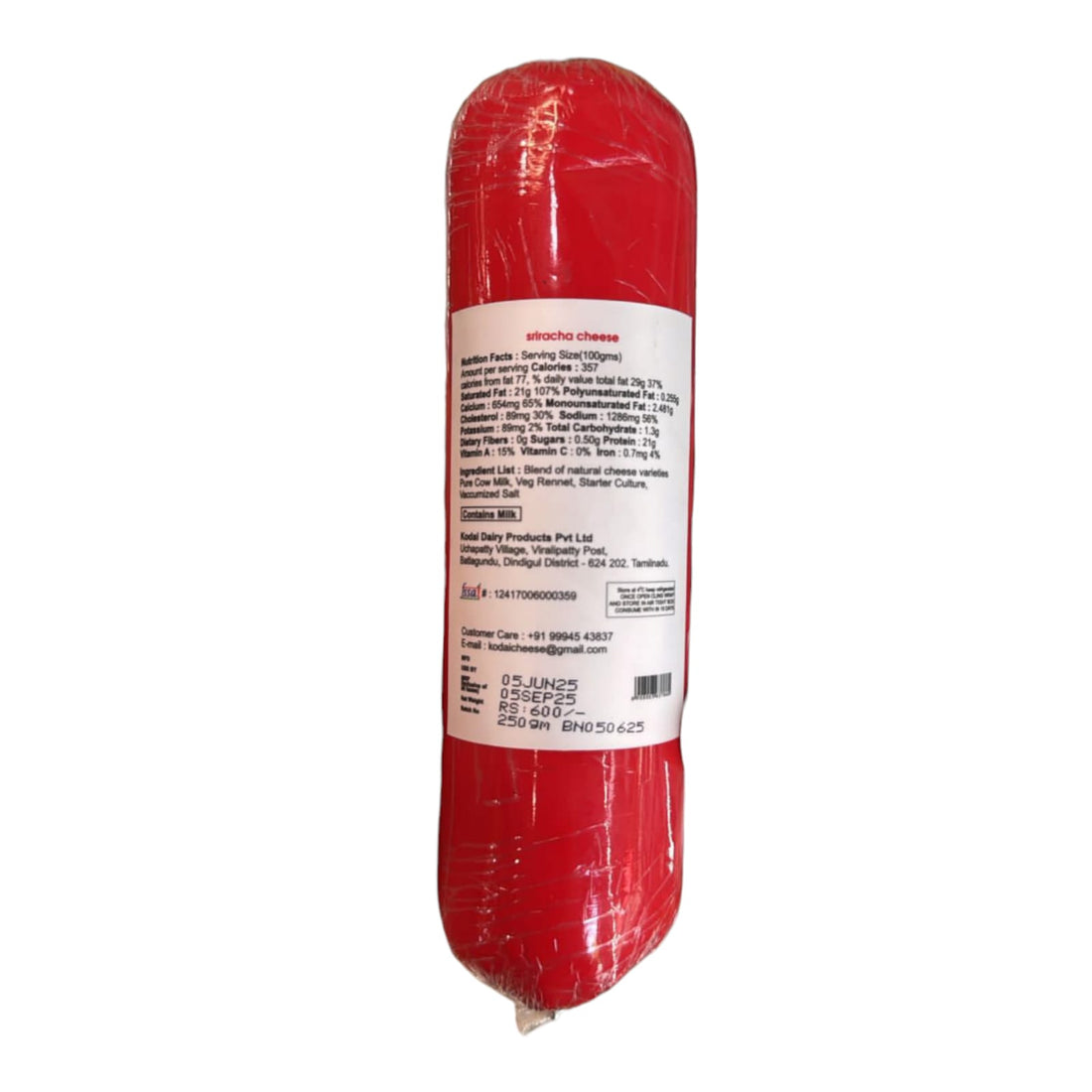 Cheese | Sriracha Cheese - Kodai Cheese - 250gm