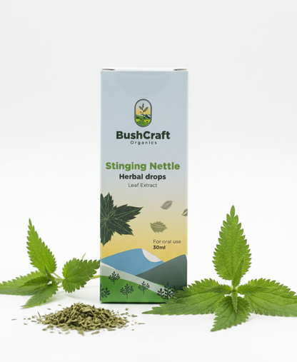 Stinging Nettle Herbal Drops Leaf Extract (Urtica dioica)-Alcohol Free Glycerin Herbal Concentrate - Relieves Allergy &amp; Supports Joint Health-Balance Uric Acid Level -No Added Sugar, No Alcohol, No Artificial Additives - Bushcraft- 30ml