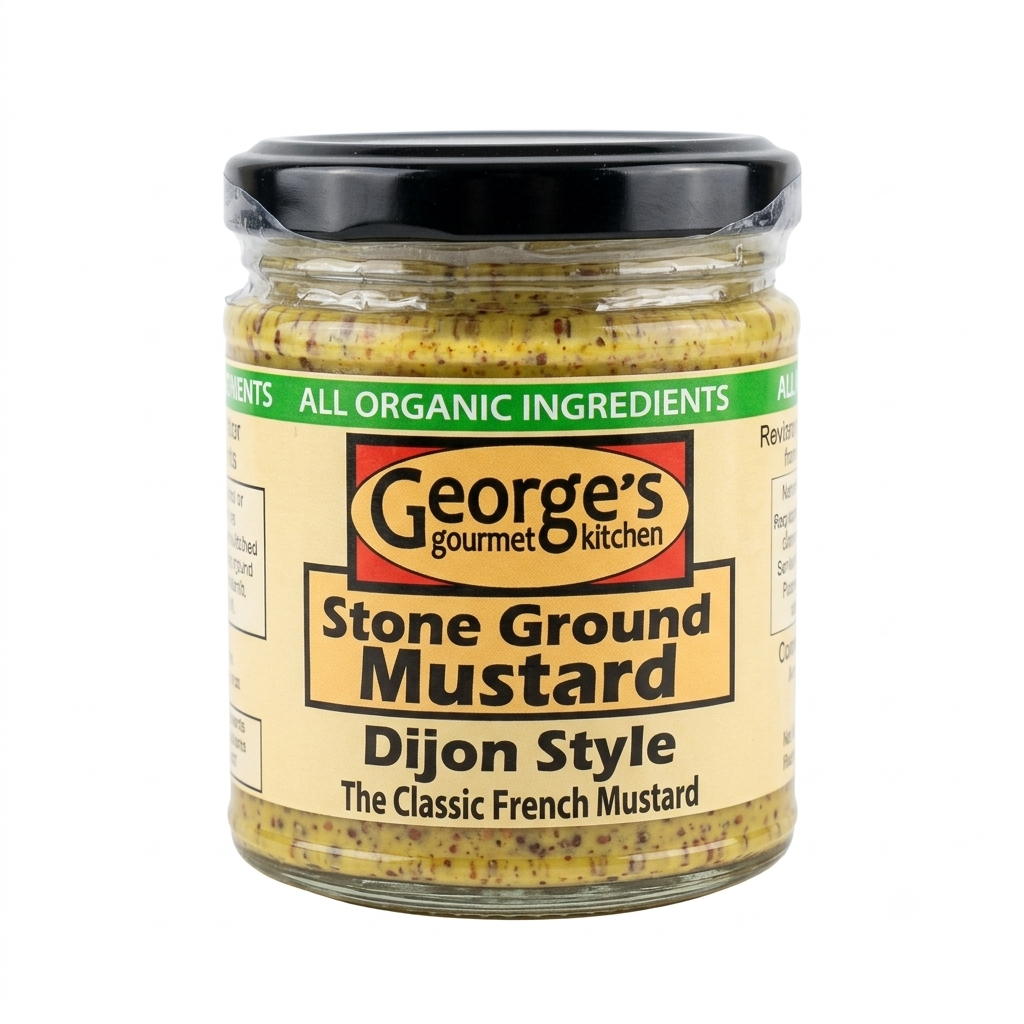 Stone Ground Mustard Paste - Dijon Style - George&